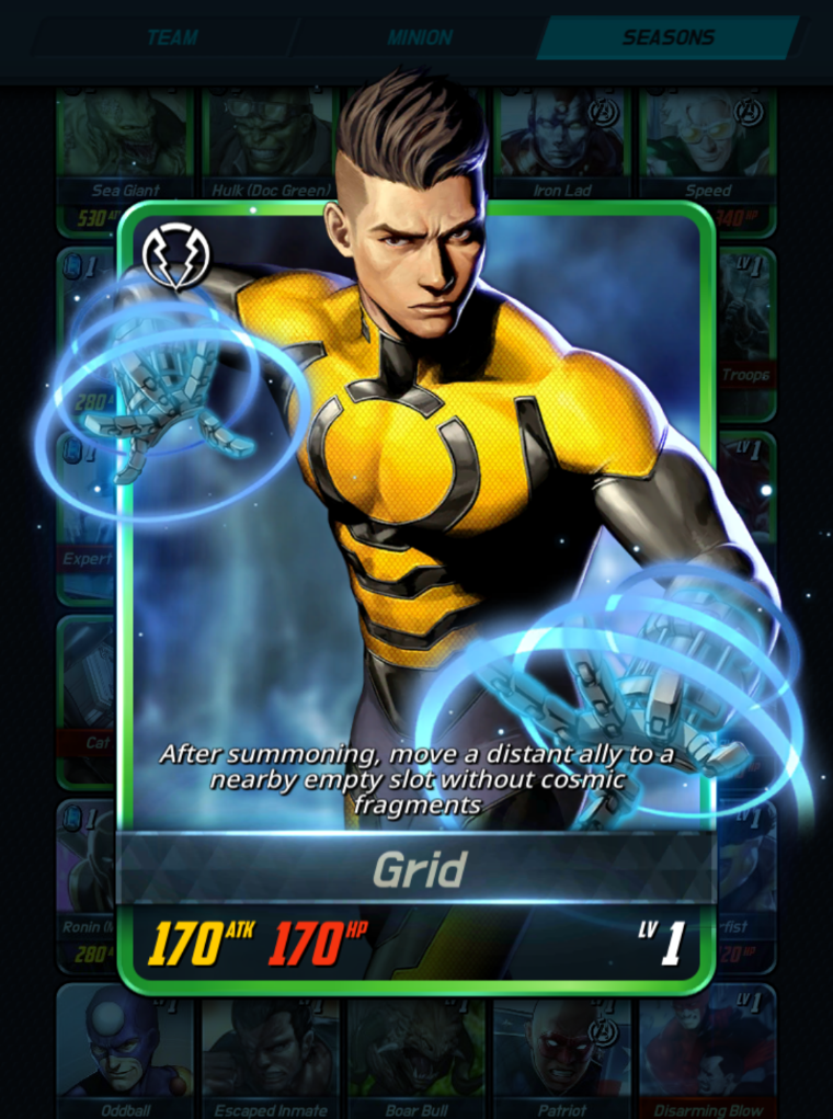 Grid | Marvel Battle Lines Wiki | Fandom