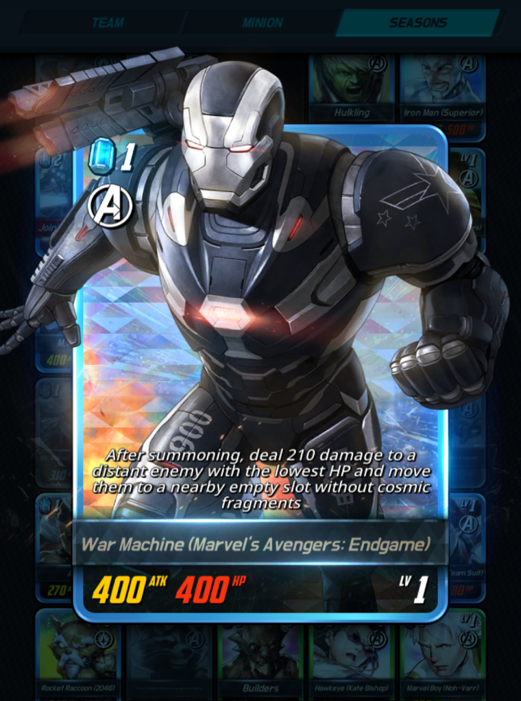 War Machine Marvels Avengers Endgame Marvel Battle