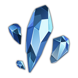 Crystal shards