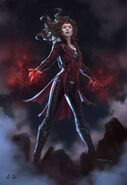 Scarlet Witch Civil War Concept Art