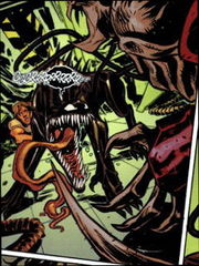 Venom (Klytnar) and Samson (Dog) (Earth-616) from Venom Vol 2 6 0001
