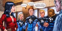 Agatha Harkness is talking with Fantastic Four Earth-1610