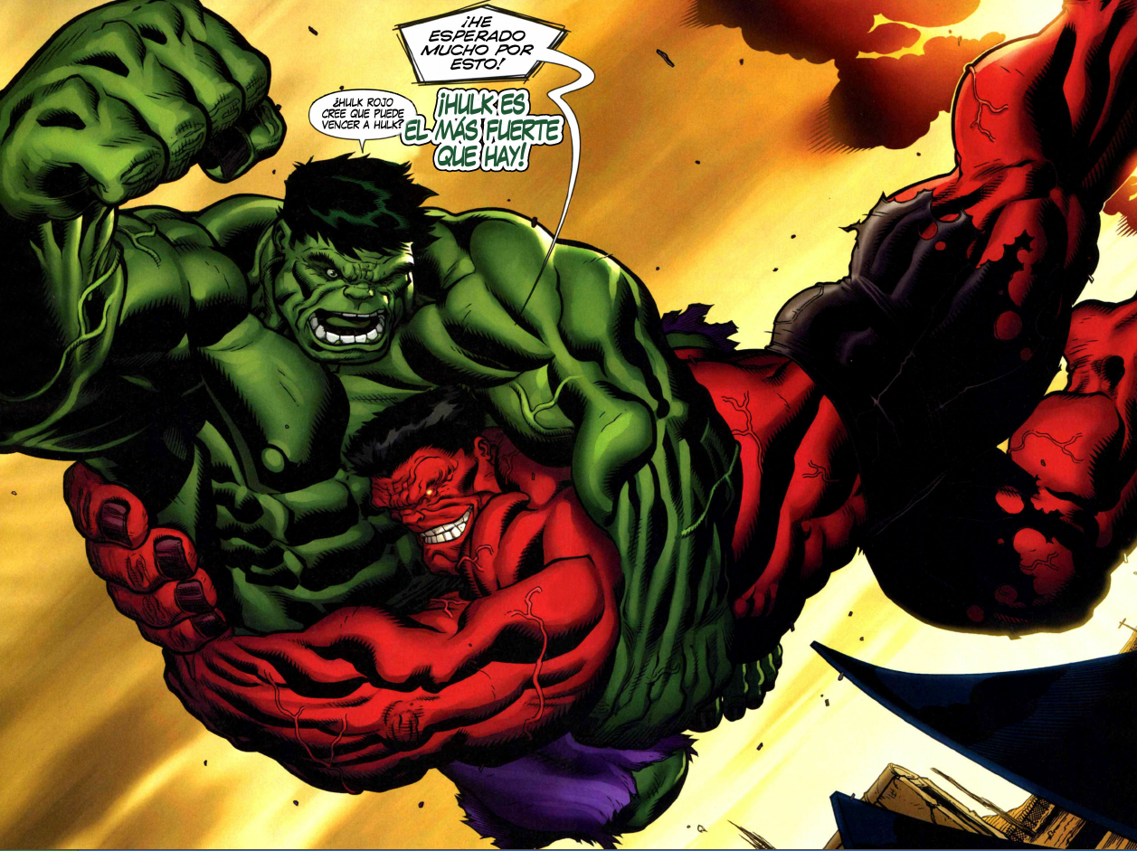 Imagen Red Hulk Vs Green Hulkpng Marvel Wiki Fandom Powered By Wikia 0070