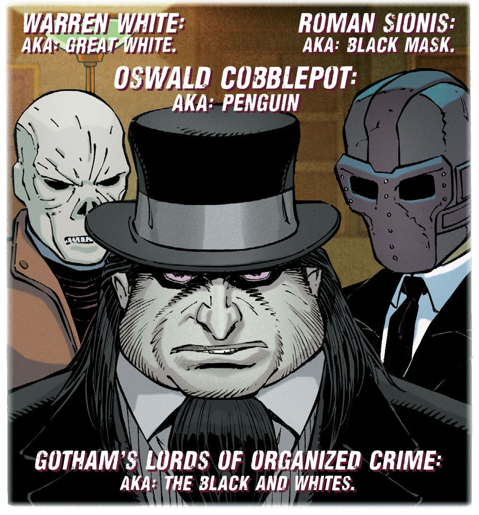 black and white dc comics