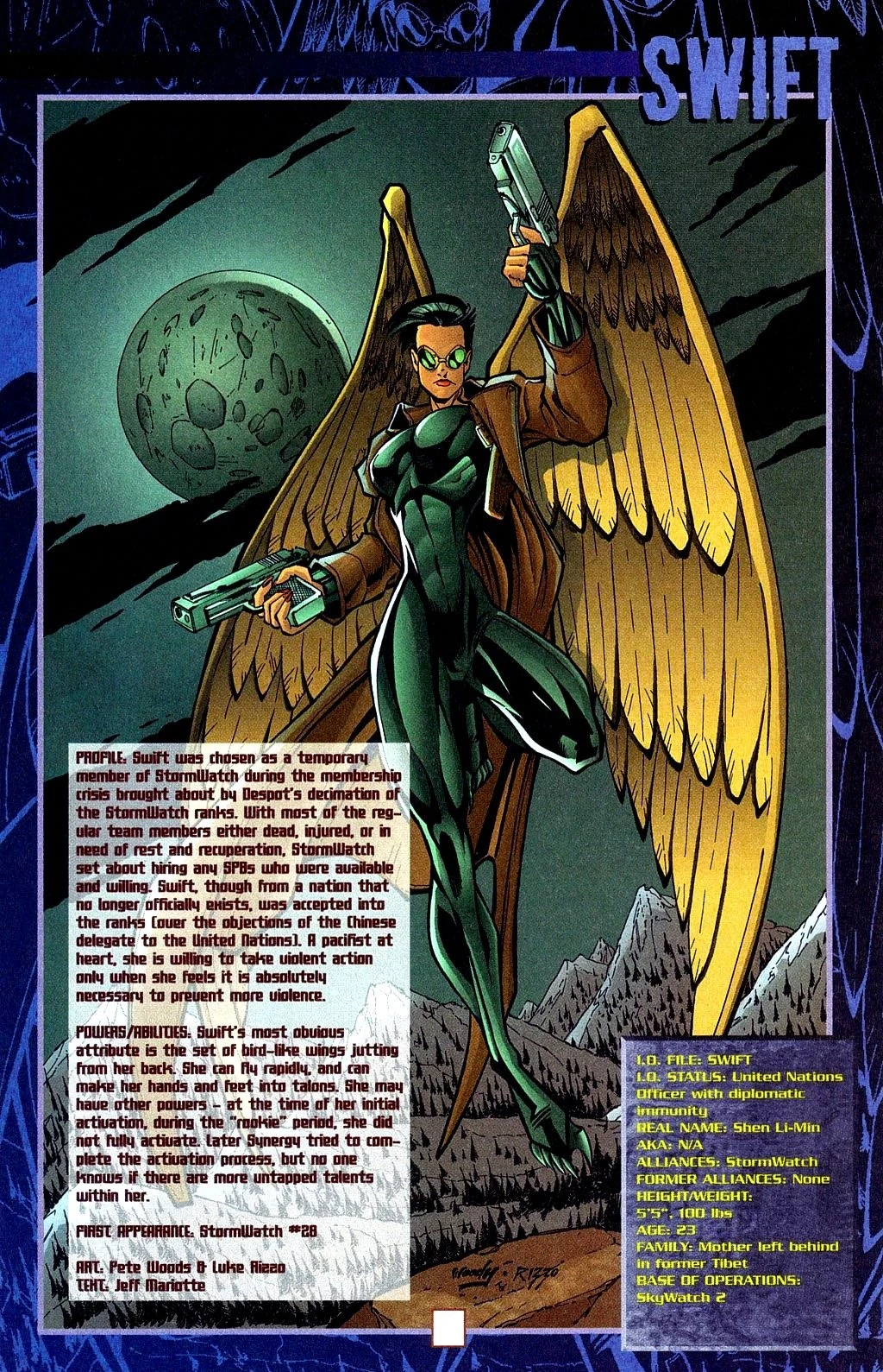 Shen Li Men Wildstorm Universe Gallery DC Database FANDOM Powered 
