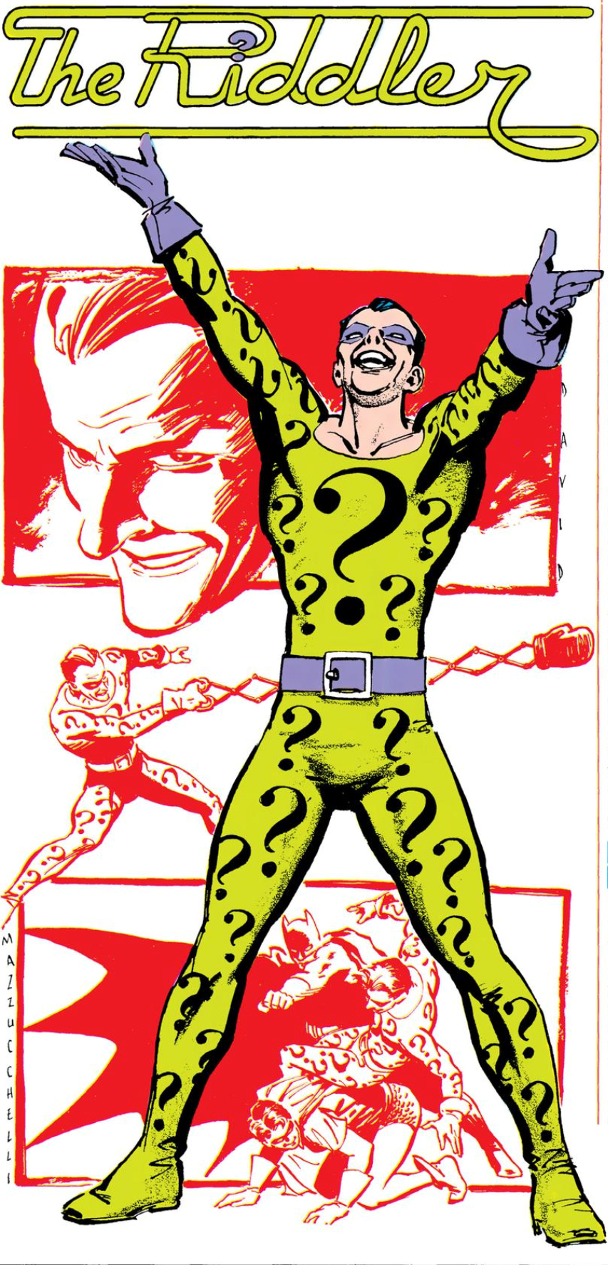 DC Comics Rogues Gallery Riddlers Cane