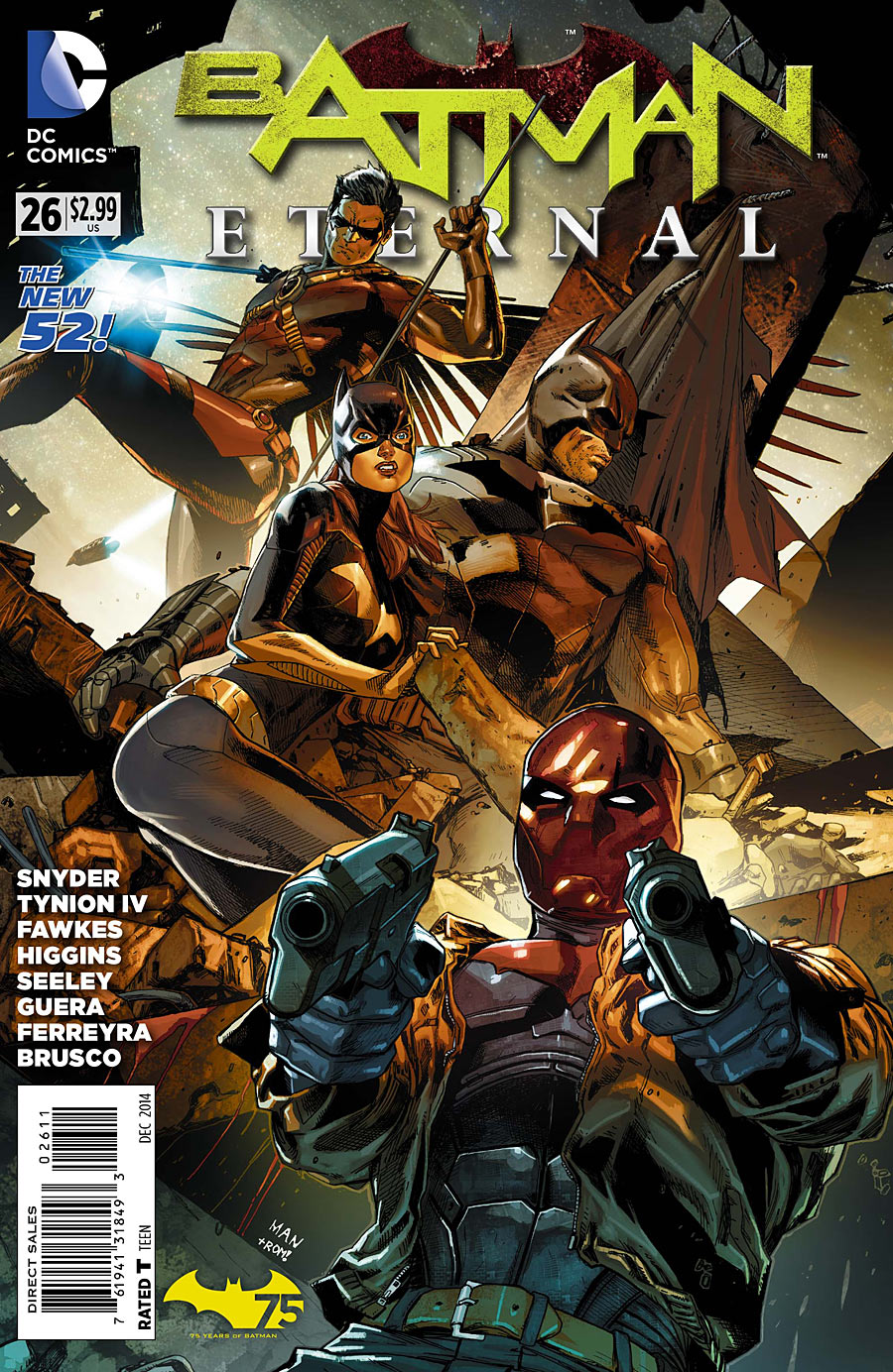 BATMAN ETERNAL #26 SCOTT SNYDER DEC 2014 HUSH RED HOOD DC NEW 52 NM COMIC BOOK 1