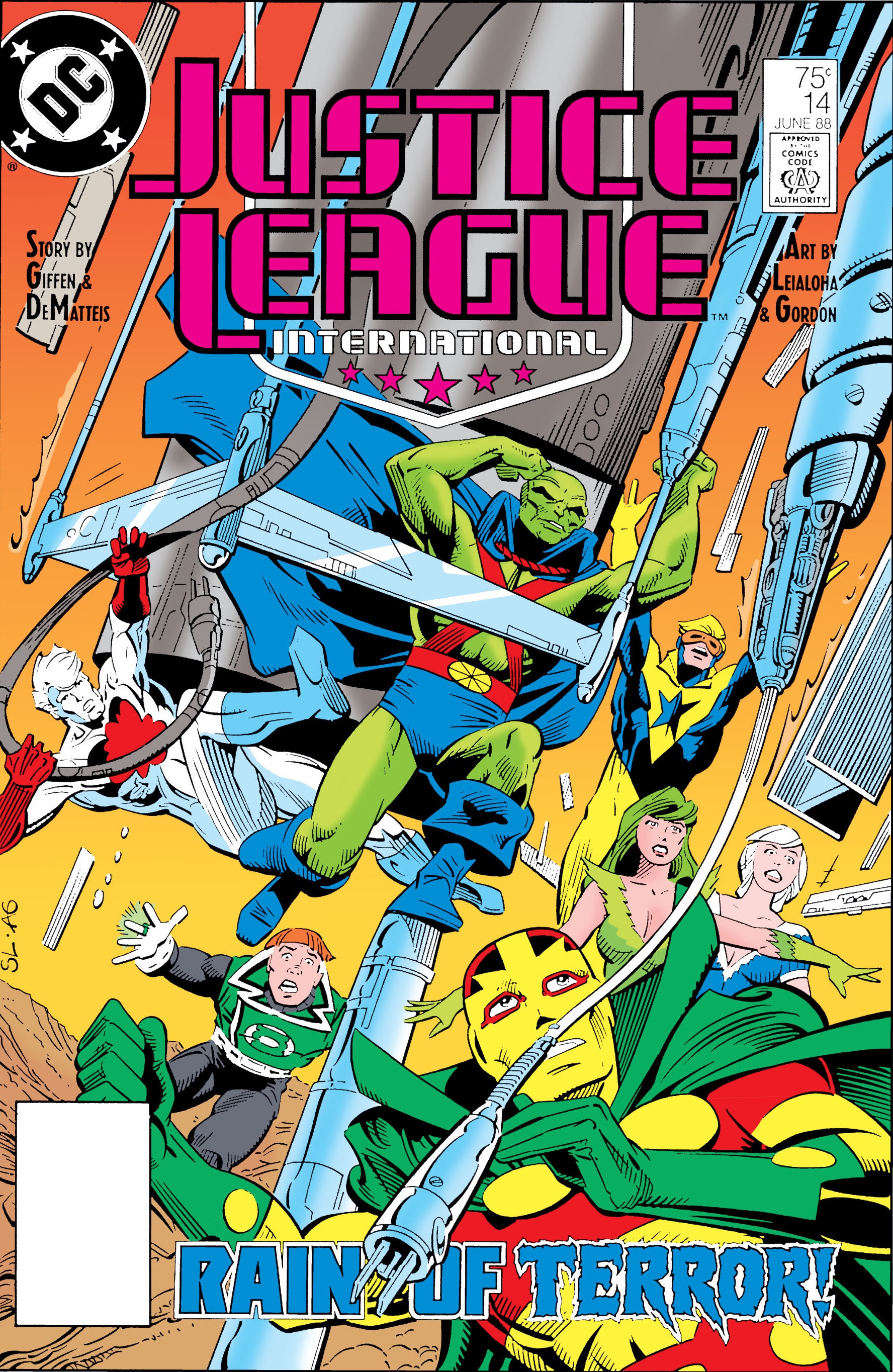 Justice League International Vol 1 14 Dc Database Fandom