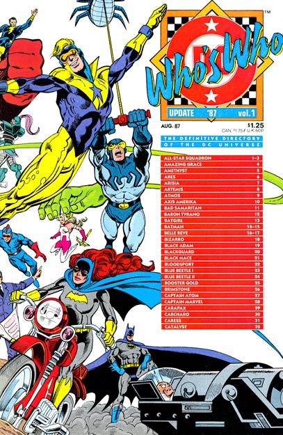 Image result for DC Who's Who  Update '87  1