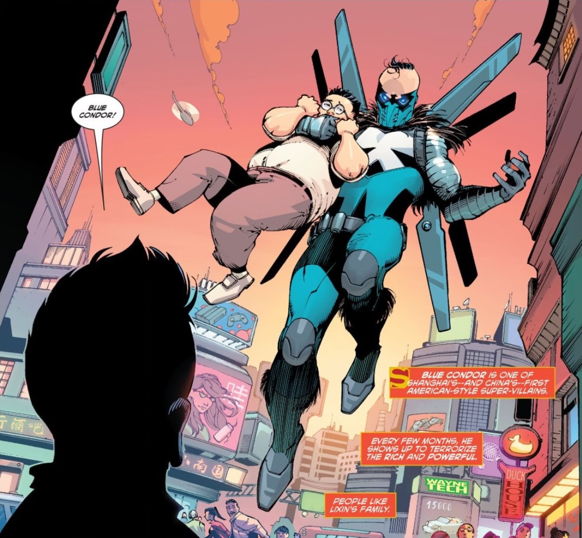 31 Comic Book Superheroes That Wear Blue or Are Blue: Blue Condor