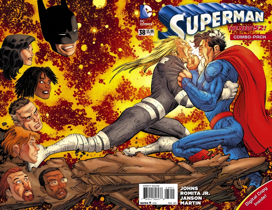 SUPERMAN #38 BOTH COVERS FLASH VARIANT NEW POWERS AS SEEN IN THE NEWS HOT 1 2015