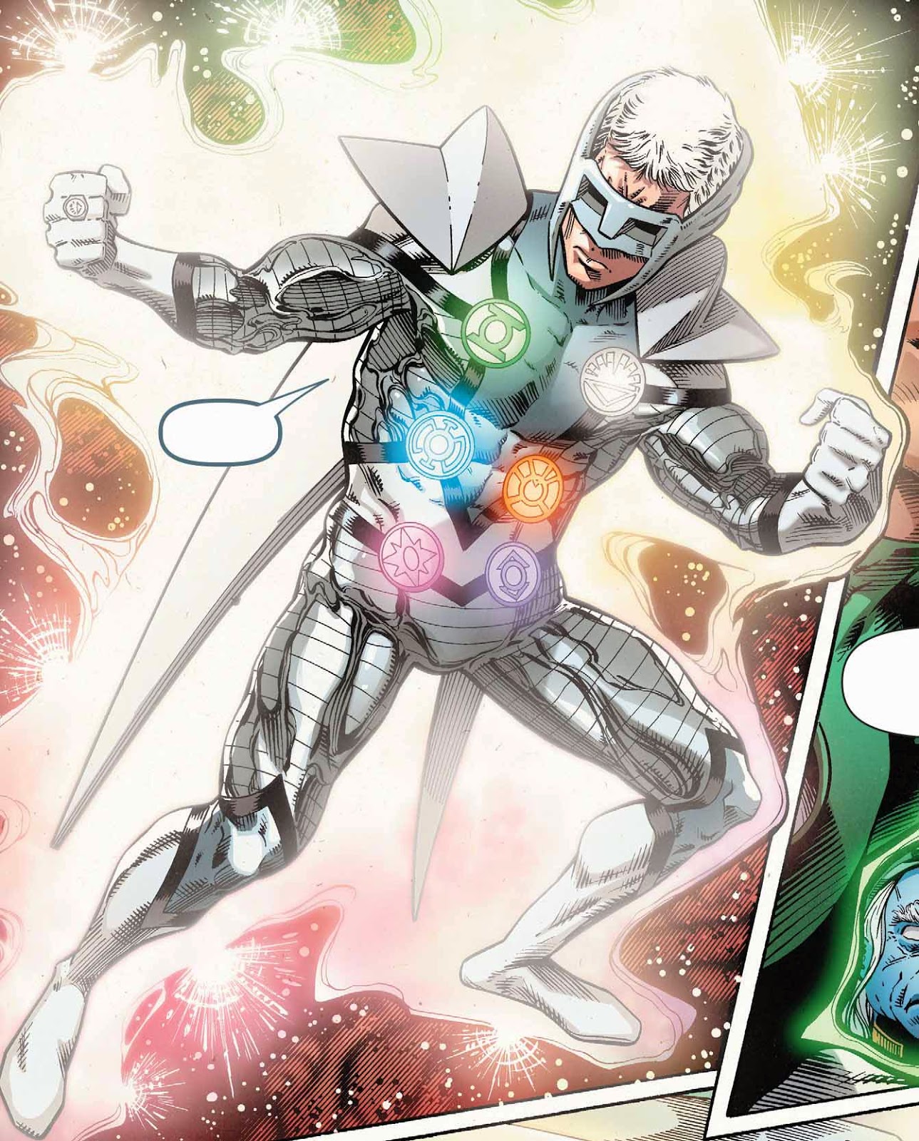white lantern batman figure