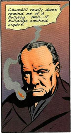 Image result for winston churchill comic book