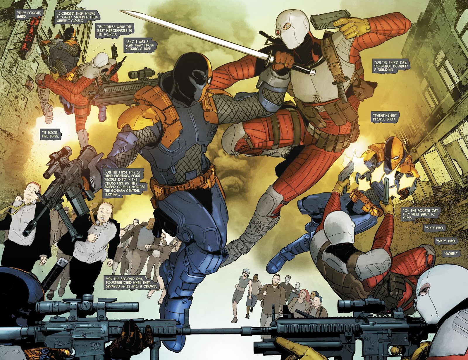 Image Deathstroke Deadshot 0001 Dc Database Fandom Powered By Wikia 1322