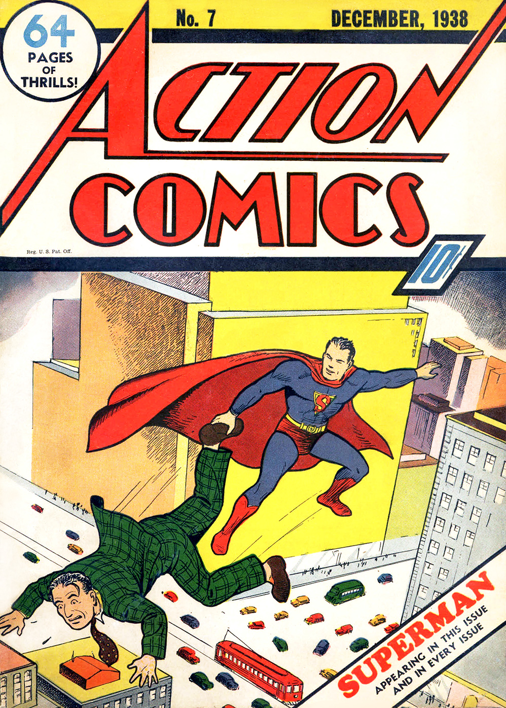 Action Comics #7 - The Golden Age Superman to the rescue! Latest?cb=20140125192331