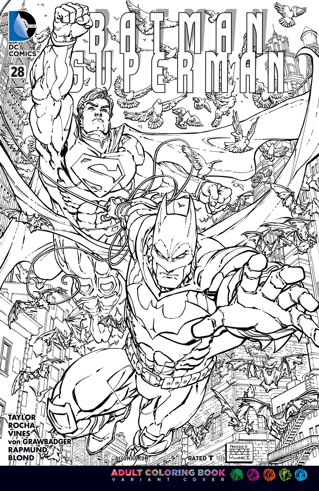 Image Batman Superman Vol 1 28 Coloring Book Variant Jpg Coloring Page Dc ics Super Heroes