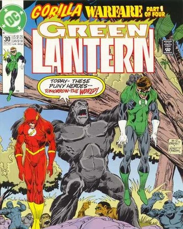 The Flash Green Lantern Gorilla Warfare Dc Database Fandom