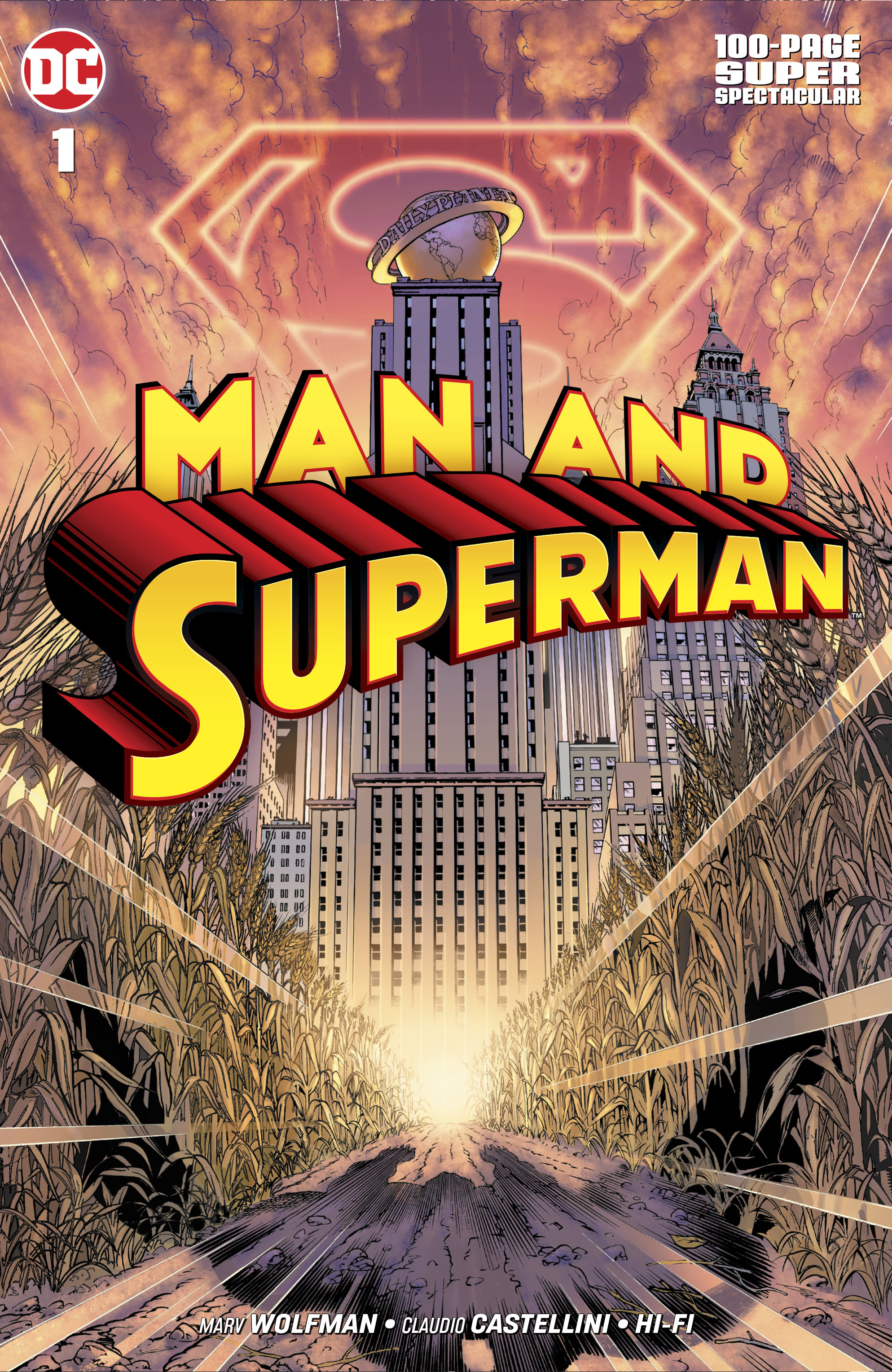 Image result for man and superman wolfman 100 dc wiki synopsis