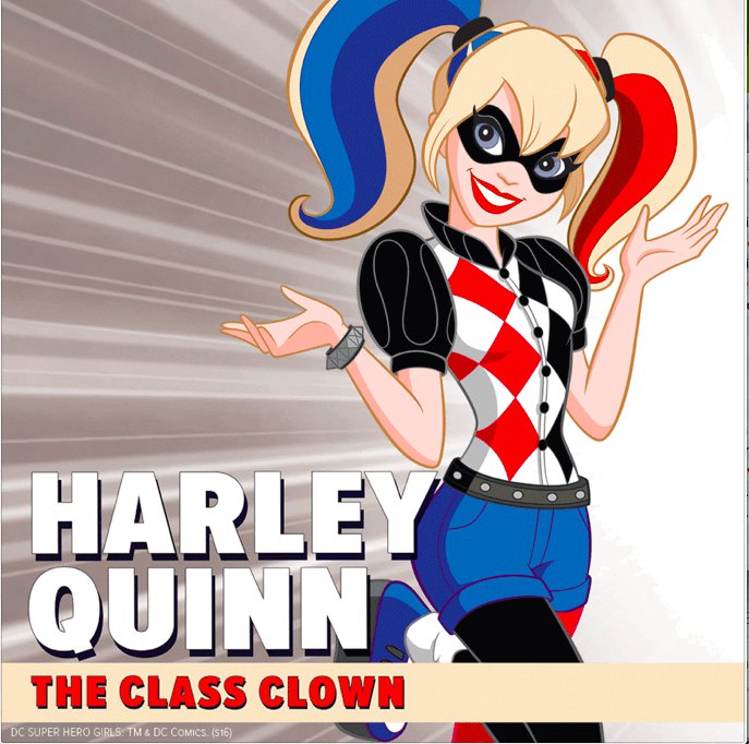 Image result for harley quinn dc superhero girls