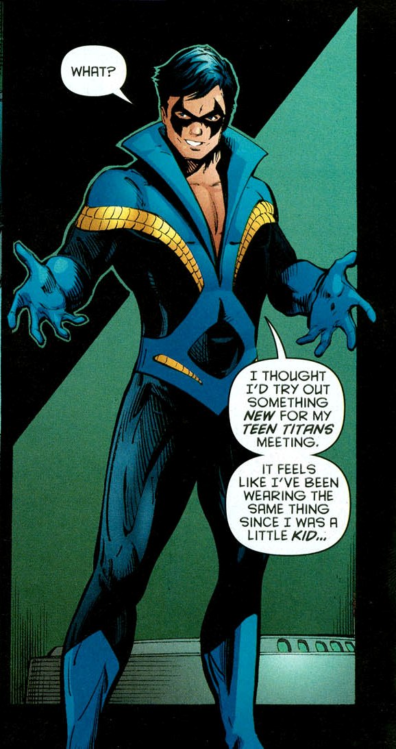 all of nightwings costumes