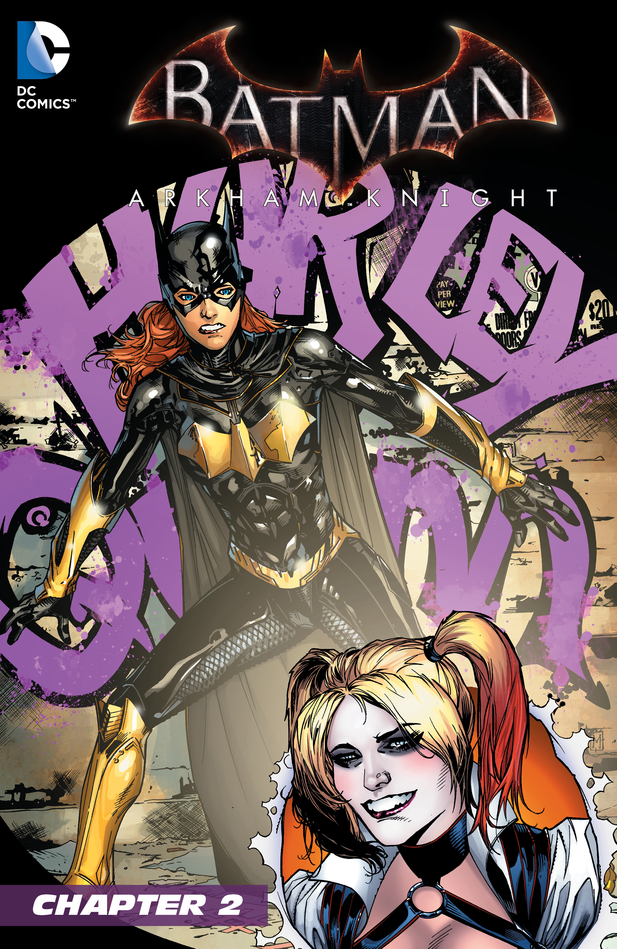 DC COMICS BATMAN ARKHAM KNIGHT #2 FEATURING HARLEY QUINN COVER SUICIDE SQUAD