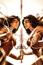 A battle of two Wonder Women