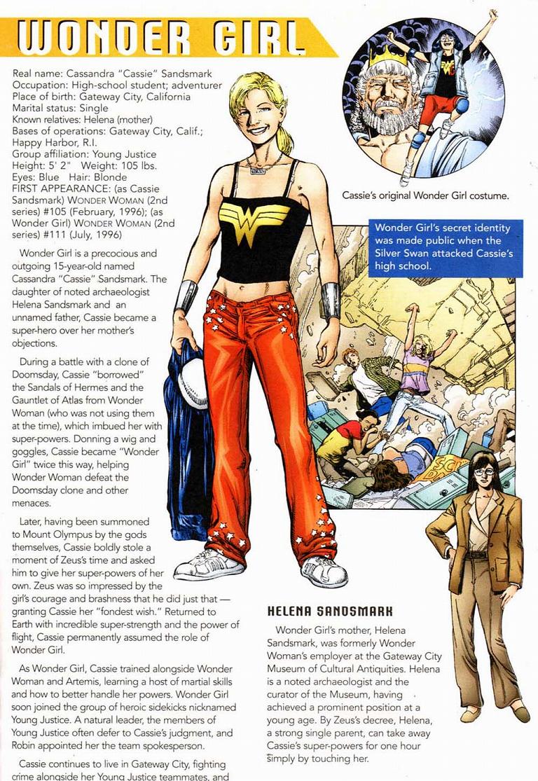 Image Cassie Sandsmark New Earth 0004 Dc Database Fandom Powered By Wikia 