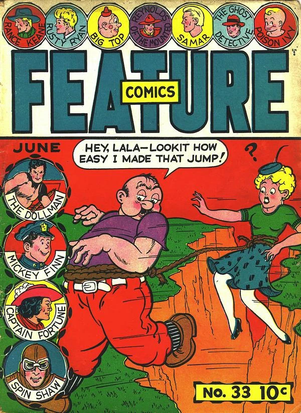 Feature Comics Vol 1 33 DC Database FANDOM Powered By Wikia