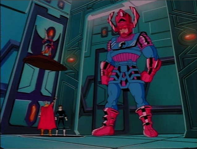 image thor intimidates galactus jpg marvel animated universe galactus size