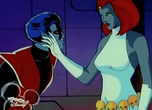 Mystique talks to Nightcrawler