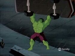 hulk smashing car