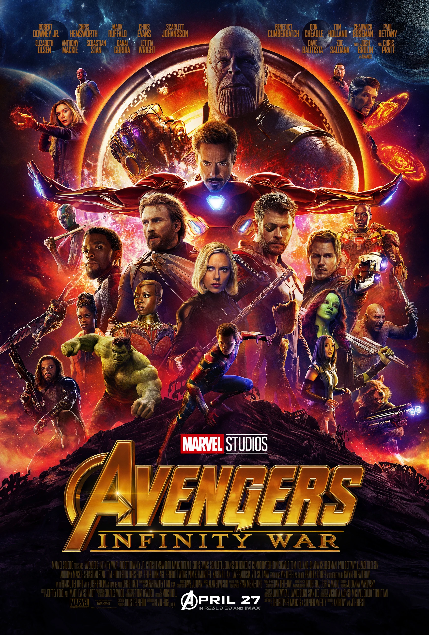 Maglietta Marvel Avengers: Infinity War – Tuta Spaziale, Cotone Organico, Unisex Adulto