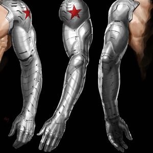 Winter Soldier S Prosthetic Arm Gallery Marvel Cinematic