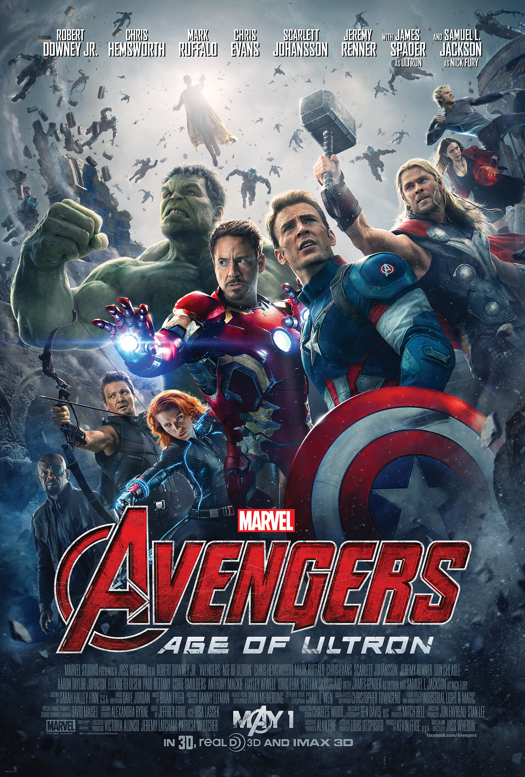 Resultado de imagen de Avengers: Age of Ultron poster