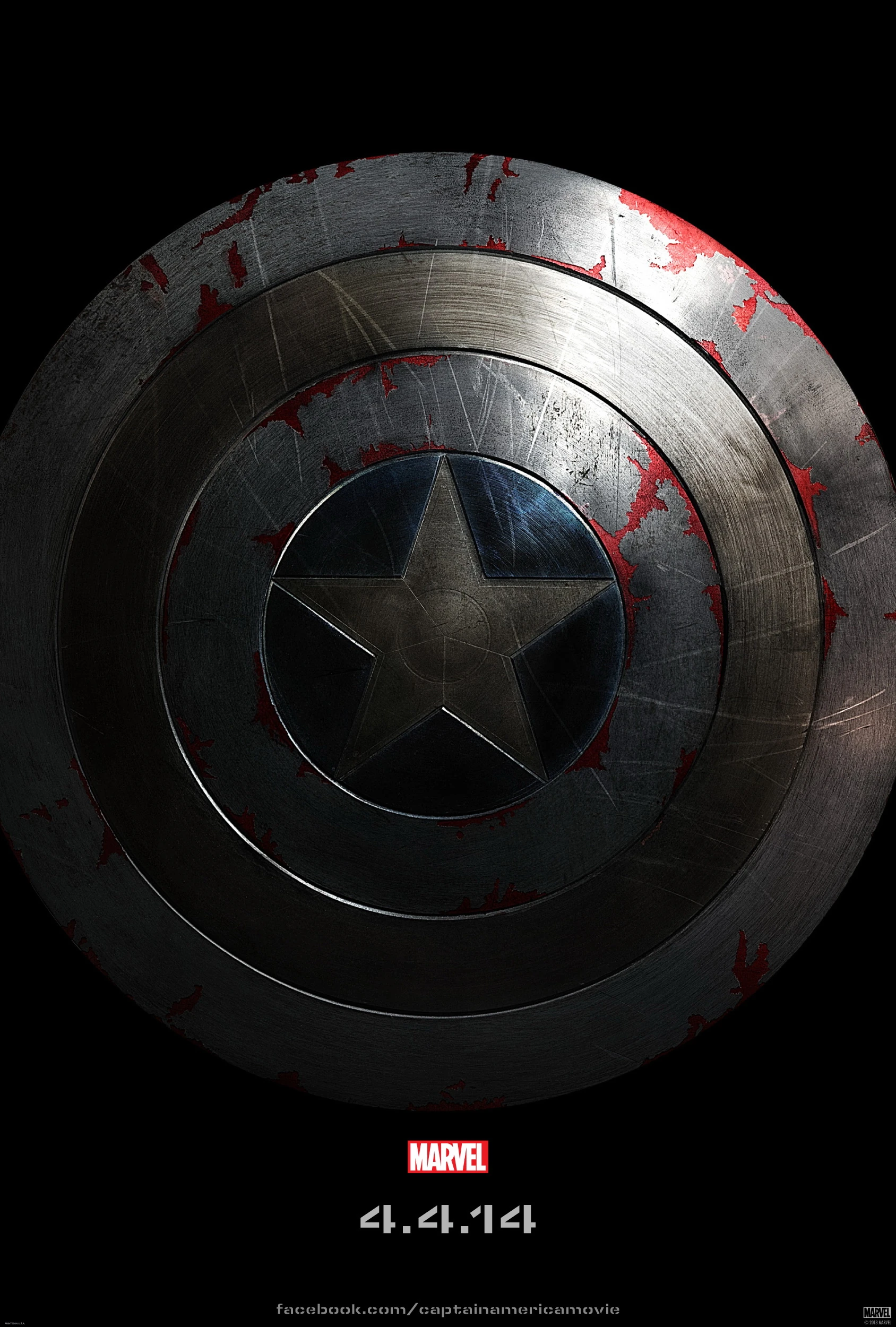 Captain America 2 Poster Is All About The Shield Captain America 2 Teaser Poster SHIELD Captain America 2 Poster Is All About The Shield