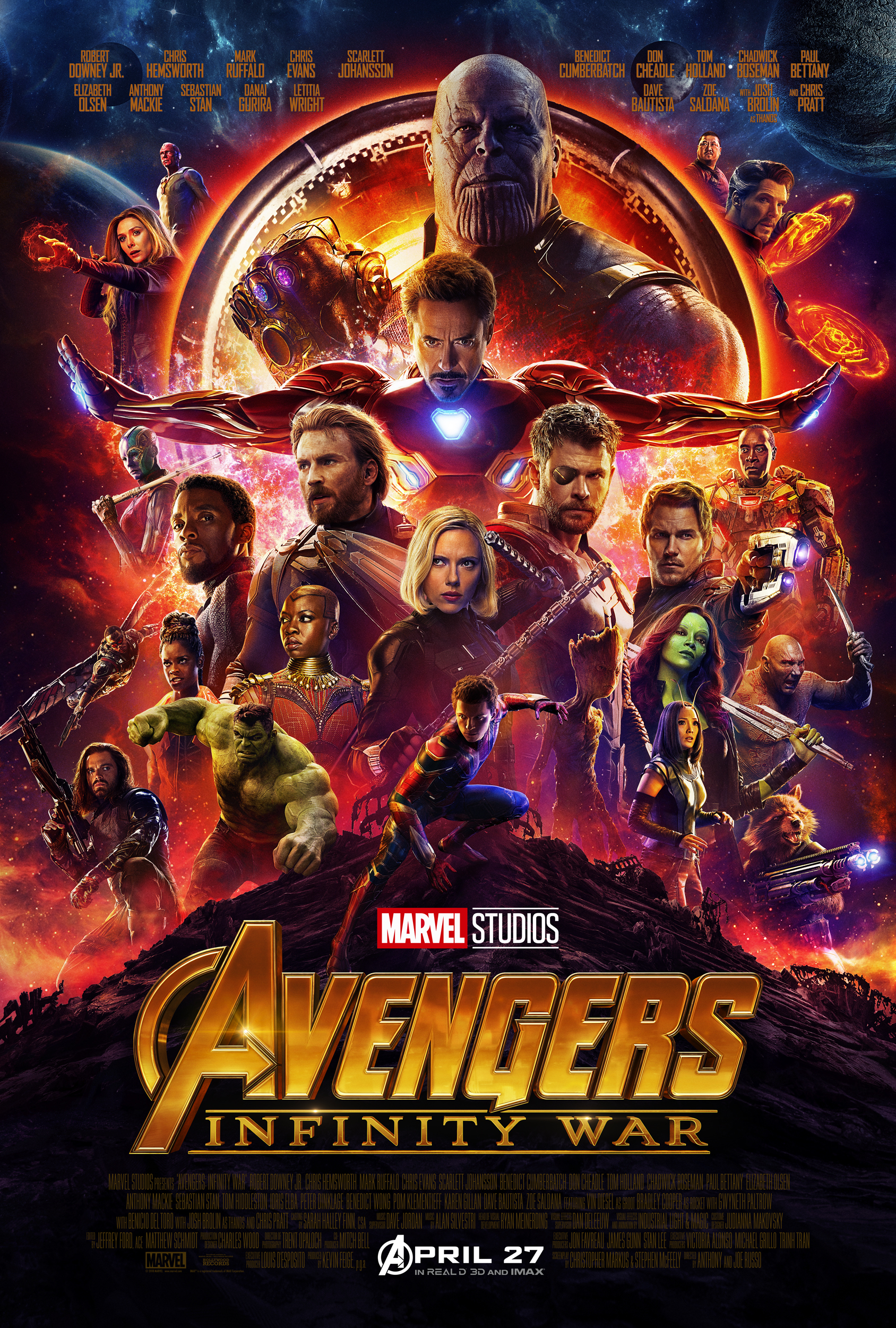 Resultado de imagen para avengers infinity war poster