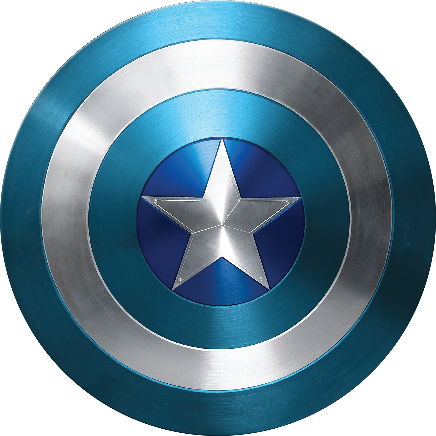 Tshirt Captain America Marvel Captain Shield Silver