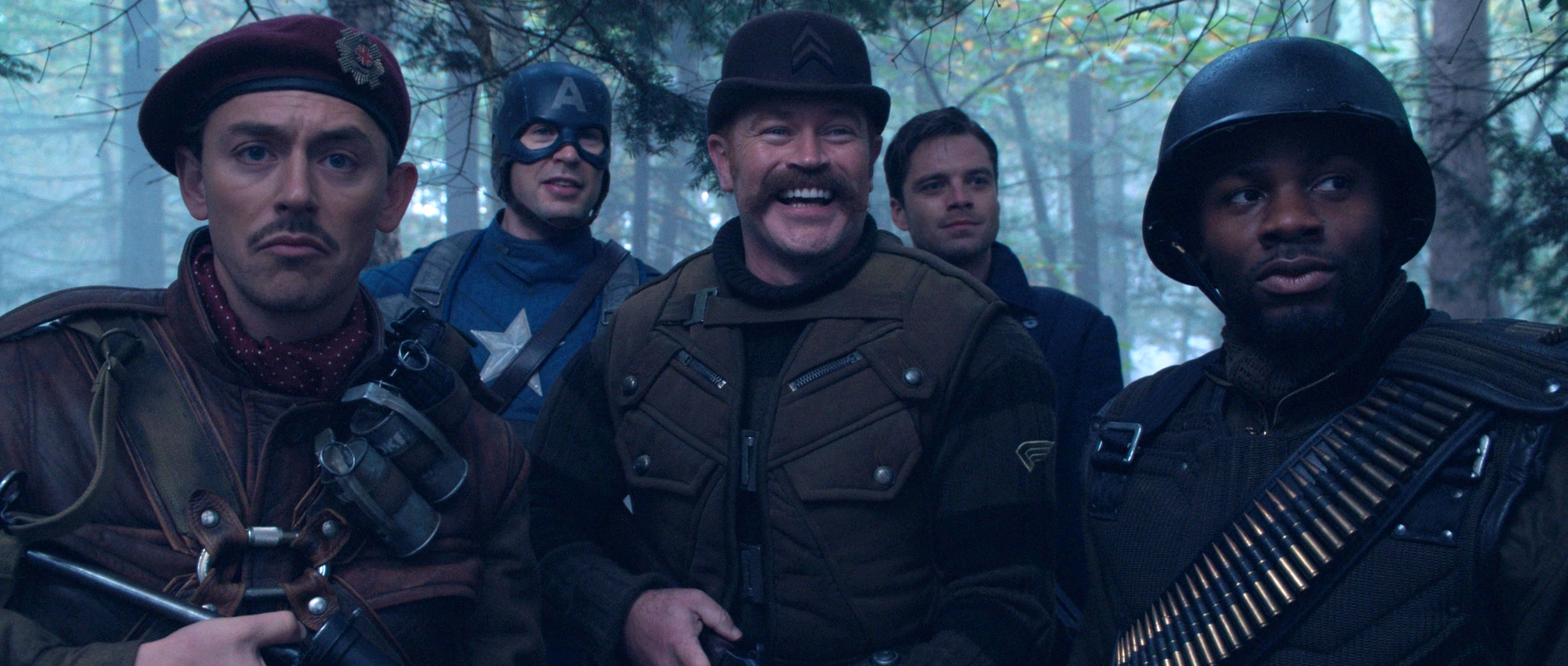 Image Cap and Howling Commandos.png Marvel Cinematic Universe Wiki