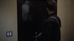 Pax locking the door