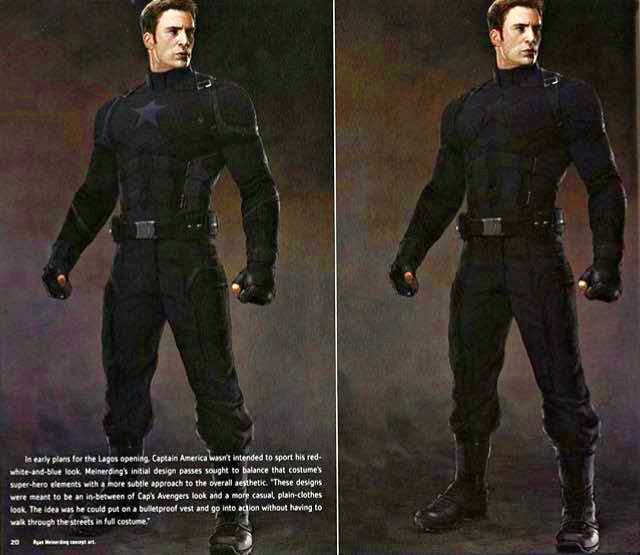 Image - Captain America Black Suit Concept.jpg | Marvel Cinematic