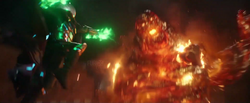 Mysterio vs. Molten Man