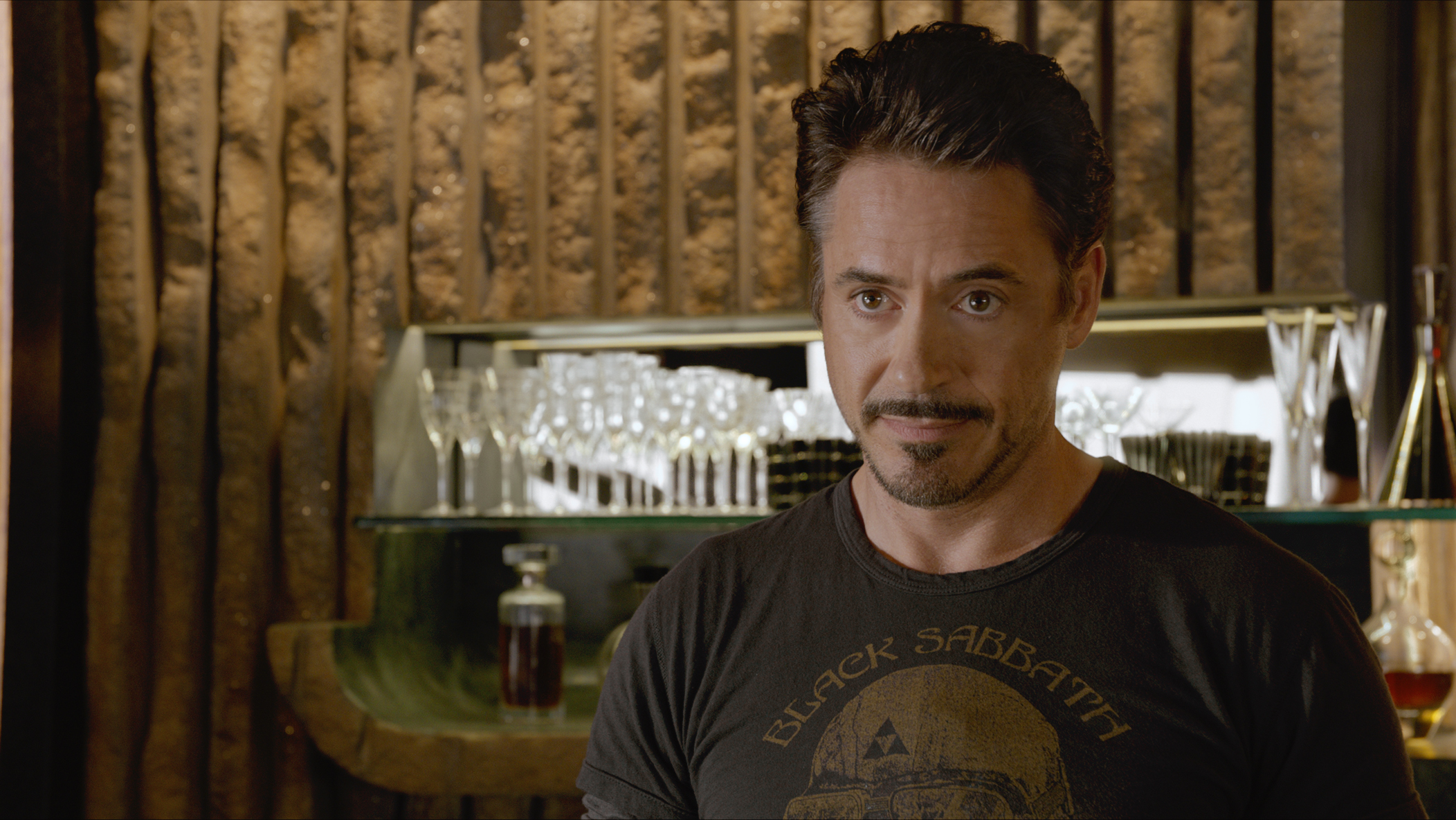 tony stark t shirt avengers black sabbath