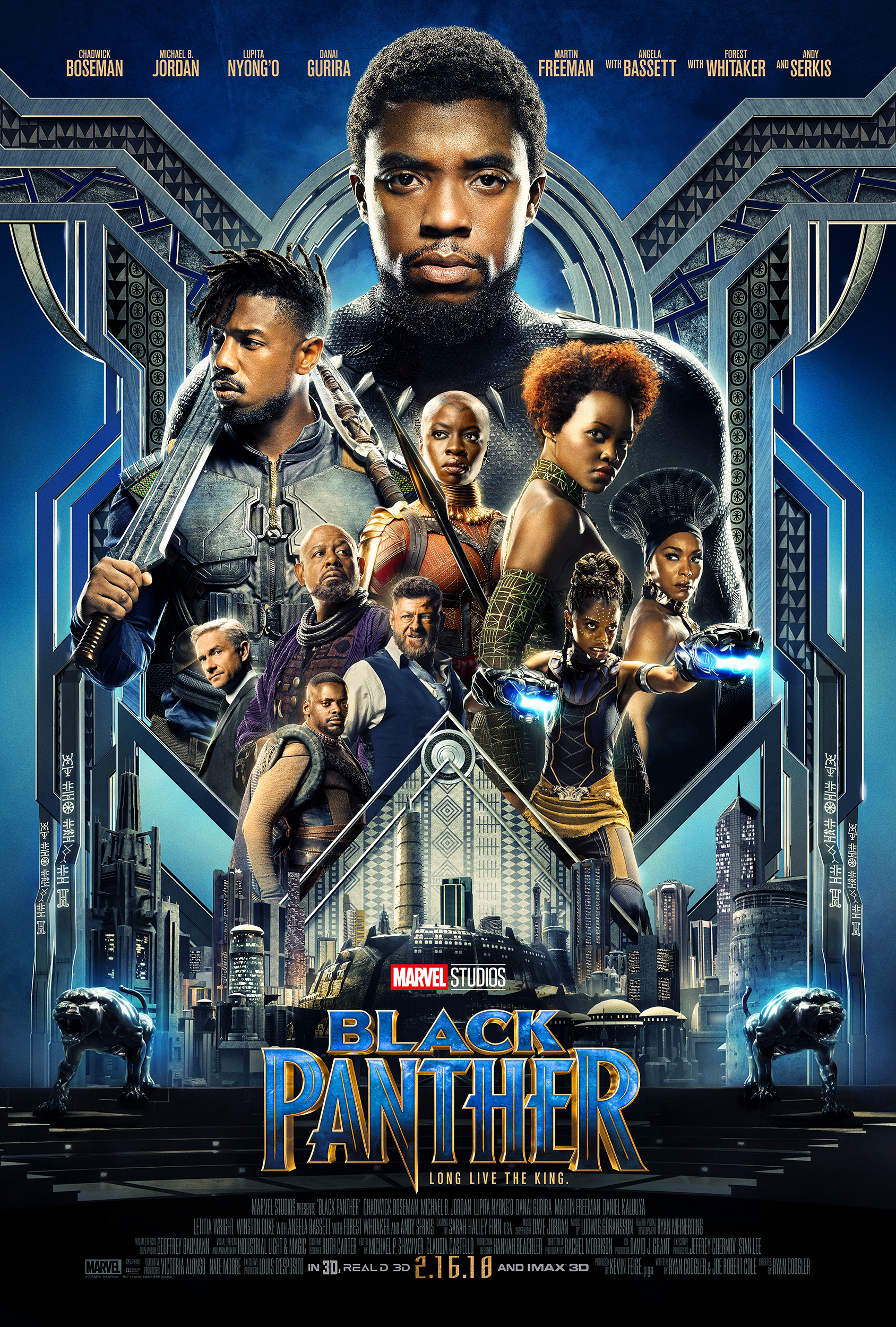 Resultado de imagen de black panther poster