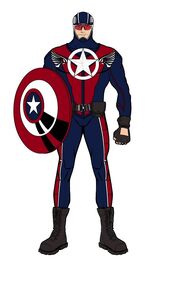 Steven Rogers (in mask)