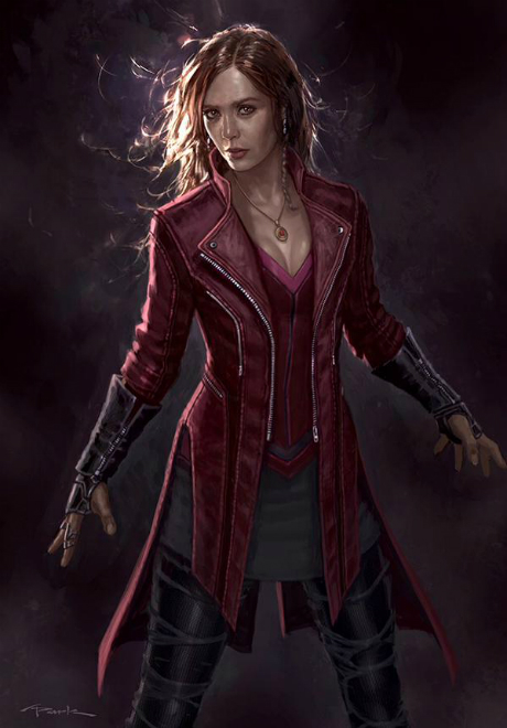 scarlet witch keyring