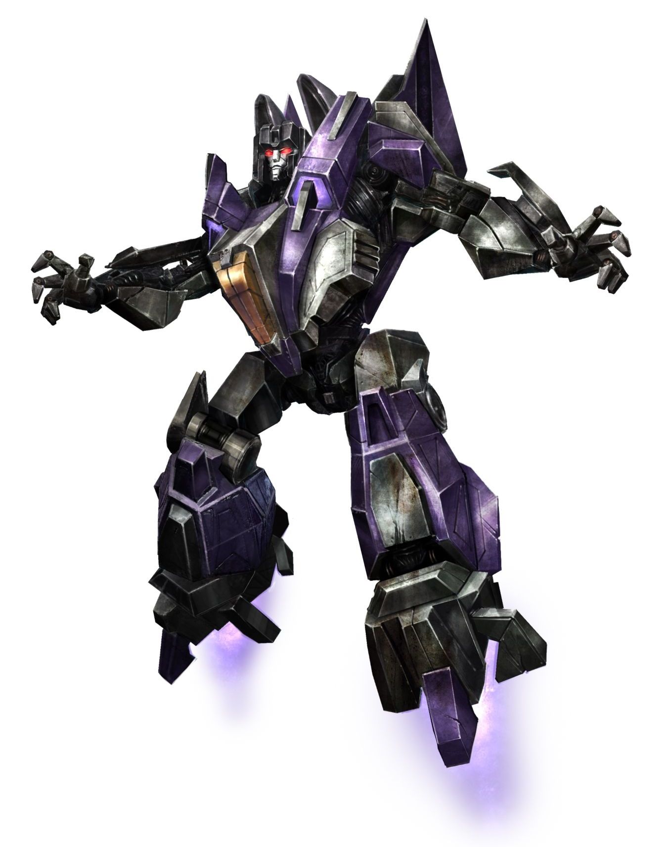 purple and black transformer