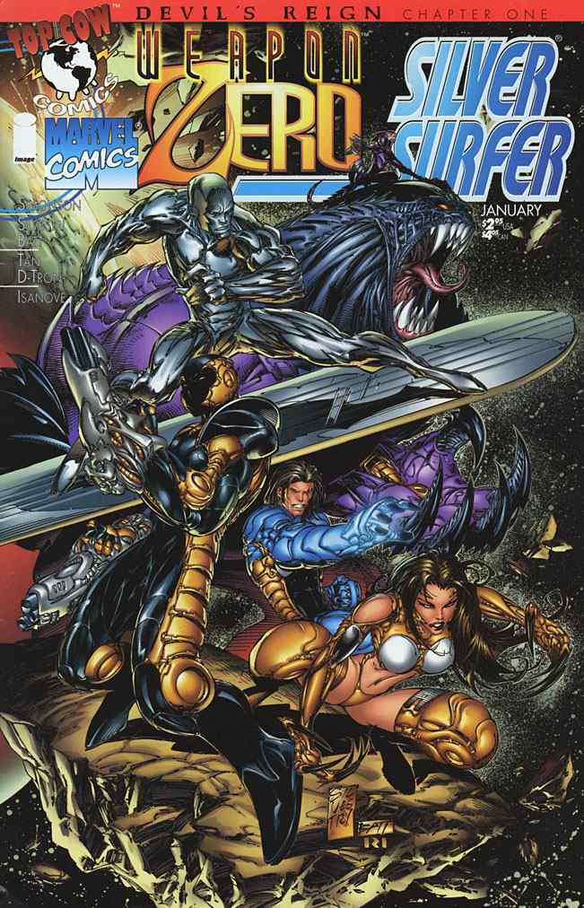 Image result for Devil's Reign  Weapon Zero/Silver Surfer