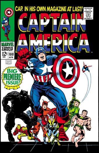 Captain America Vol 1 100 Marvel Database Fandom