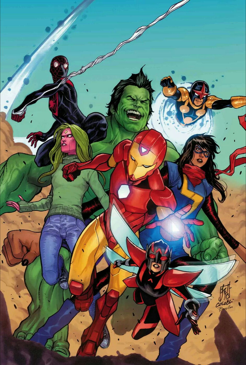 the Rogues (dc new 52/ rebirth) VS the champions (marvel 616)