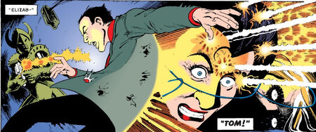 Thomas Lennox (Earth-616) and Elizabeth Braddock (Earth-616) from X-Men Archives Featuring Captain Britain Vol 1 6 0001
